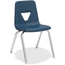 Lorell 18" Seat-height Stacking Student Chairs - 4/CT