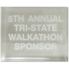 Xstamper Trinity Paperweight Acrylic Award