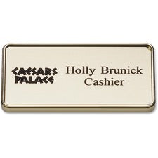 Xstamper 1-1/2"x3" Framed Logo Name Badge