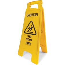 Rubbermaid Commercial Caution Wet Floor Safety Sign
