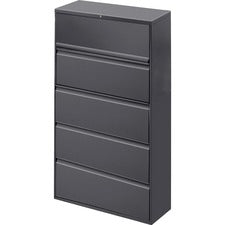 Hirsh Charcoal Lateral File - 4-Drawer