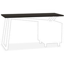 Mayline Glass Top for 2-Drawer Pedestal V-Desk Base