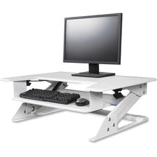 Kantek Desktop Riser Workstation Sit To Stand White