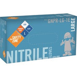 Safety Zone 12" Powder Free Blue Nitrile Gloves