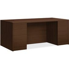 HON 10500 Series Double Pedestal Desk - 5-Drawer