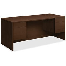 HON 10500 Series Double Pedestal Desk - 4-Drawer