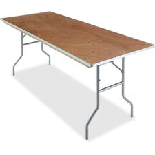 Iceberg Natural Plywood Rectangular Folding Table