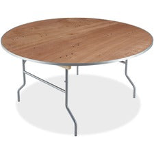 Iceberg Natural Plywood Round Folding Table