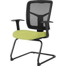 Lorell Adjustable Arms Mesh Guest Chair