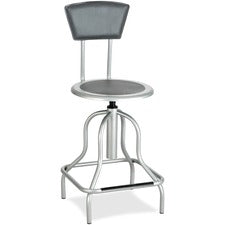 Safco Diesel Series High Base Stool with Back