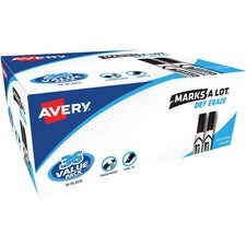 Avery® Marks A Lot Desk-Style Dry-Erase Marker Value Pack