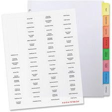 Business Source Index Dividers and Labels