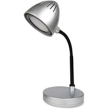 Lorell Silver Shade LED Desk Lamp