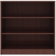 Lorell Mahogany Laminate Bookcase