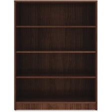 Lorell Walnut Laminate Bookcase