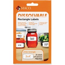 Maco Dissolvable Labels