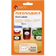 Maco Dissolvable Labels