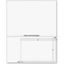 Sparco Laser, Inkjet Print Integrated Label Form