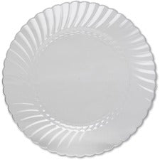 Classicware WNA Comet Heavyweight Plastic Clear Plates