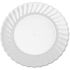Classicware WNA Comet Heavyweight Plastic Clear Plates