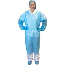 Safety Zone Blue Isolation Gowns