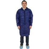 Safety Zone 28 Gram Spunbond Polypropylene Lab Coat