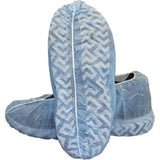 Safety Zone Blue Polypropylene Disposable Shoe Cover with Tread