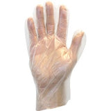 Safety Zone Clear Powder Free Polyethylene Gloves