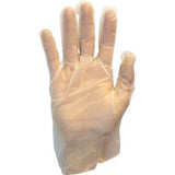 Safety Zone Clear Powder Free TPE Stretch Polymer Gloves