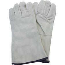 Safety Zone Gray Gunn Cut Leather Welder's Gloves