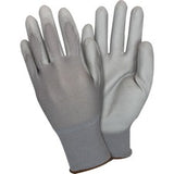 Safety Zone Gray Coated Knit Gloves