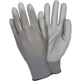 Safety Zone Gray Coated Knit Gloves