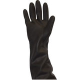 Safety Zone Black Heavy Duty Unlined Latex Gloves