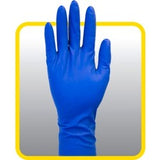Safety Zone 12" Powder Free Blue Latex Gloves