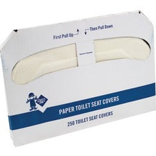 Safety Zone White Disposable Toilet Seat Covers