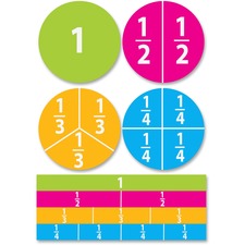 Ashley Dry Erase Fractions Die-cut Magnets