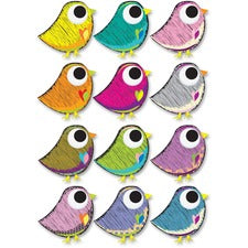 Ashley Scribble Bird Design Dry Erase Magnet