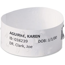 Avery® EasyBand Medical Wristbands with Chart Labels