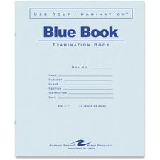 Roaring Spring Wide-ruled Blue Examination Book