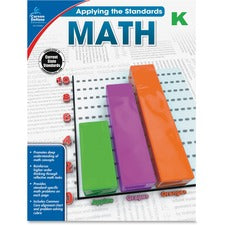 Carson Dellosa Education Grade K Applying the Standards Math Workbook Printed Book