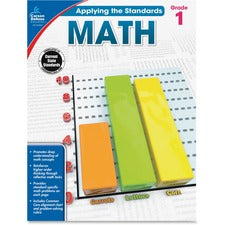 Carson Dellosa Education Grade 1 Applying the Standards Math Workbook Printed Book