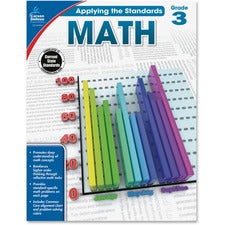 Carson Dellosa Education Grade 3 Applying the Standards Math Workbook Printed Book