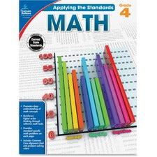 Carson Dellosa Education Grade 4 Applying the Standards Math Workbook Printed Book