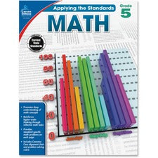 Carson Dellosa Education Grade 5 Applying the Standards Math Workbook Printed Book