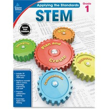 Carson Dellosa Education Grade 1 Applying the Standards STEM Workbook Printed Book