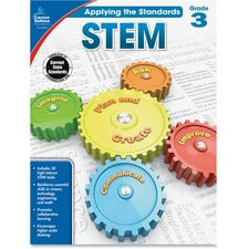 Carson Dellosa Education Grade 3 Applying the Standards STEM Workbook Printed Book