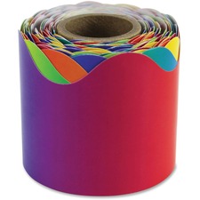 Carson Dellosa Education Rainbow Scalloped Border