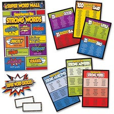 Carson Dellosa Education Super Power/Word Choices Bulletin Board Set