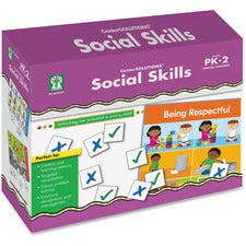 Carson Dellosa Education Grade PreK-2 Social Skills File Folder Game