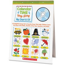 Scholastic Res. Pre K-1 Calendar Sing-A-Long Set